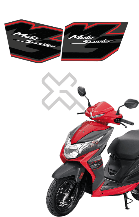 Dio Side Panel Sticker | Dio Side Panel Graphics